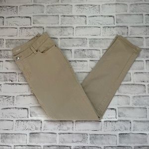 Michael Kors Khaki STRETCH Skinny Jeans Size 8 #BB425